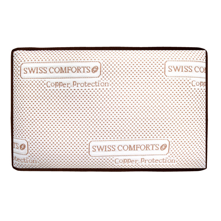 Swiss comforts silver shop memory foam pillow